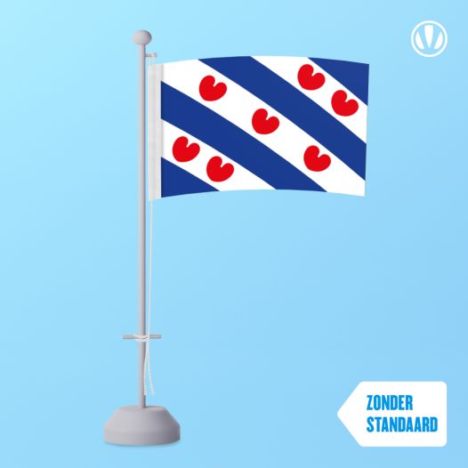 Tafelvlag Friesland 10x15cm Zonder Standaard Friese Tafelvlag