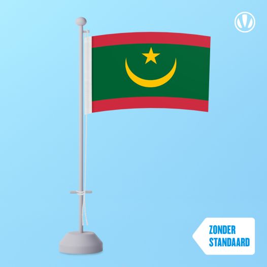 Tafelvlag Mauritanië 10x15cm
