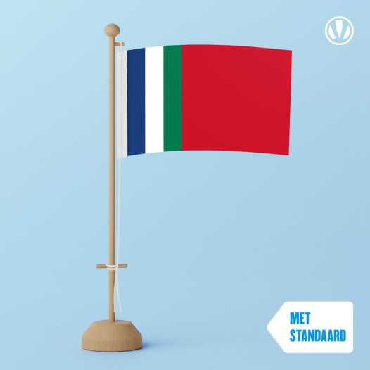 Tafelvlag Molukken 10x15cm - met standaard