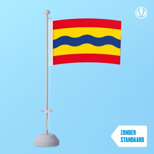 Tafelvlag Overijssel 10x15cm, Provincievlag Overijssel