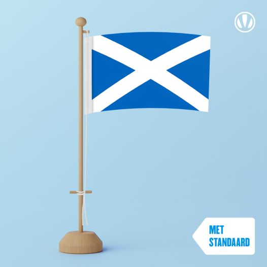 Tafelvlag Schotland met standaard