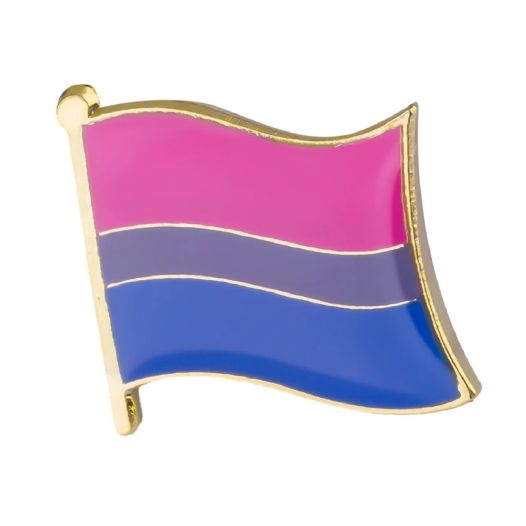 Broche speldje bi vlag biseksueel