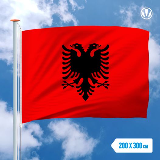 Grote Mastvlag Albanie 200x300