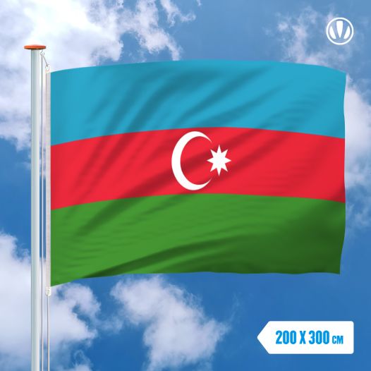 Grote Mastvlag Azerbeidzjan 200x300 cm