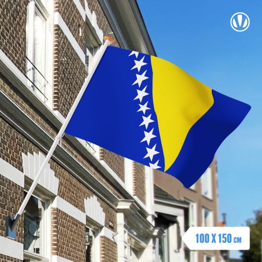 Vlag Bosnie en Herzegovina 100x150
