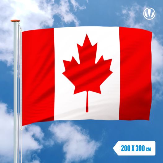 Grote Mastvlag Canada 200x300 cm