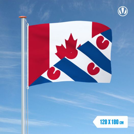 Vlag Canada Friesland 120x180cm 
