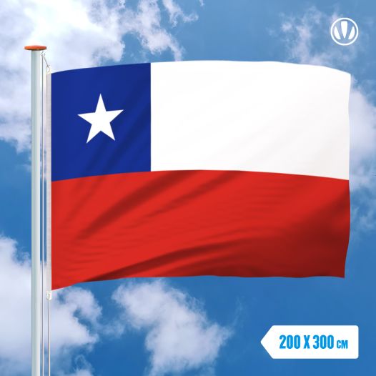 Vlag Chili 200x300cm mastvlag