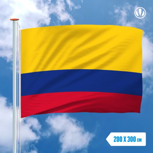 Grote Mastvlag Colombia 200x300