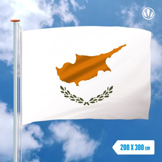 Grote Mastvlag Cyprus 200x300