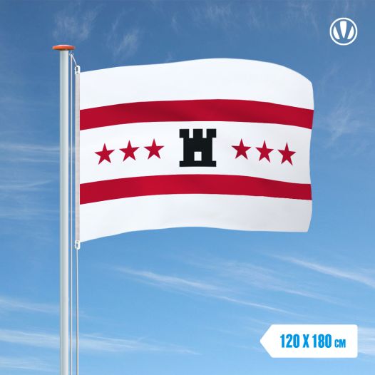 Vlag Drenthe 120x180cm