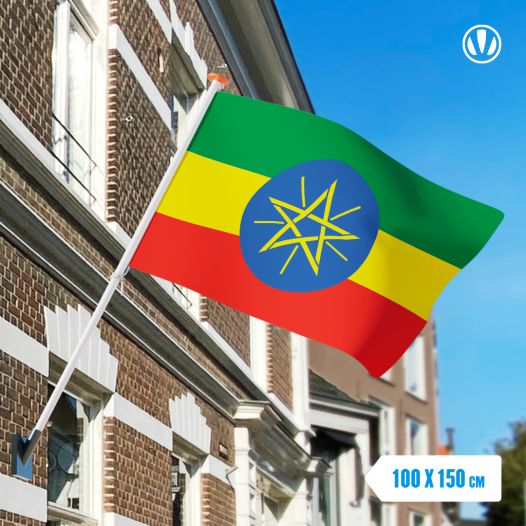 Vlag Ethiopie 100x150cm