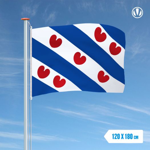 Vlag Friesland 120x180cm Friese Provincievlag