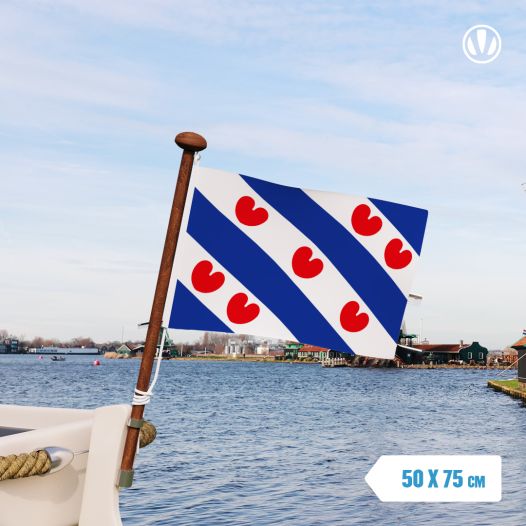 Vlag Friesland 50x75cm Friese Provincie vlag