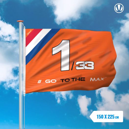 Vlag Go To The Max 150x225cm