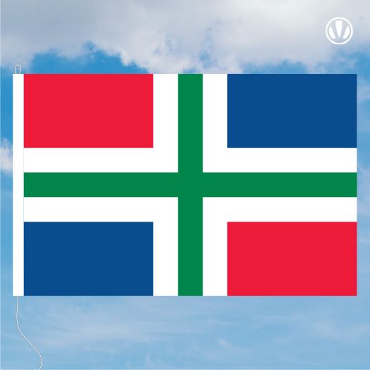 Vlag Groningen 90x150cm Best Value