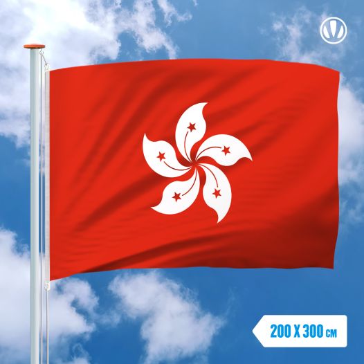 Grote Mastvlag Hongkong 200x300