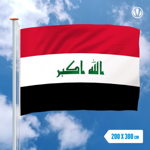 Grote Mastvlag Irak 200x300cm