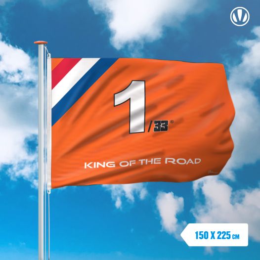 Vlag King of the Road 150x225cm