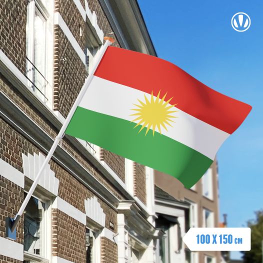 Vlag Koerdistan 100x150