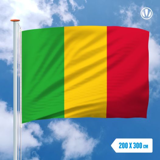 Grote Mastvlag Mali 200x300