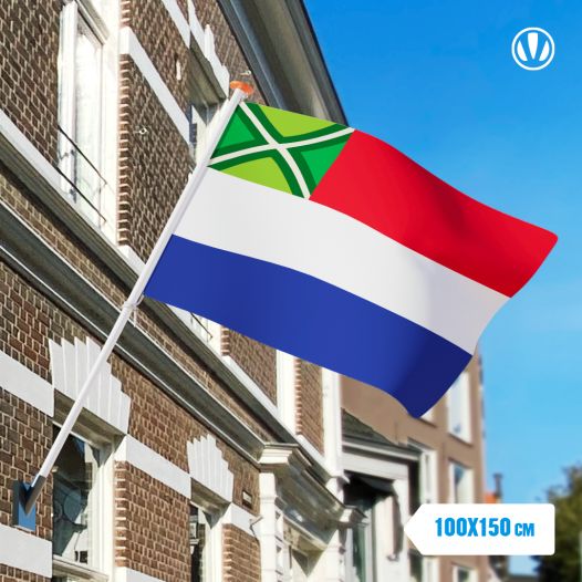 Vlag Nederland met inzet Achterhoek 100x150cm