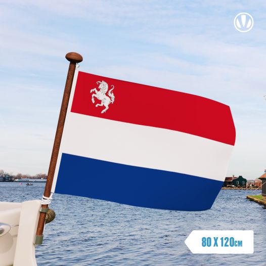 Vlag Nederland met inzet Twentse Ros 80x120cm