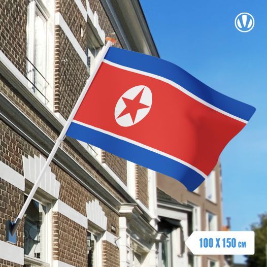 Vlag Noord-Korea 100x150