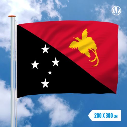 Grote vlag Papoea-Nieuw-Guinea