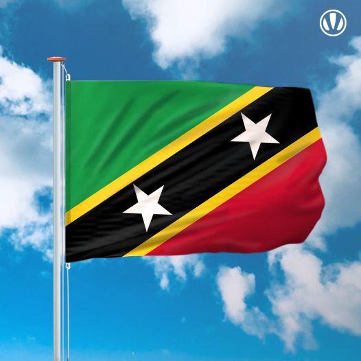 Mastvlag Saint Kitts en Nevis 150x225cm