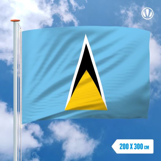 Grote Mastvlag Saint Lucia