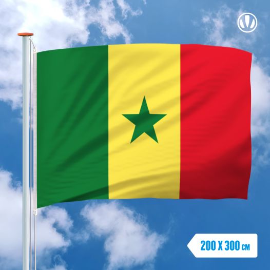 Grote Mastvlag Senegal 200x300cm
