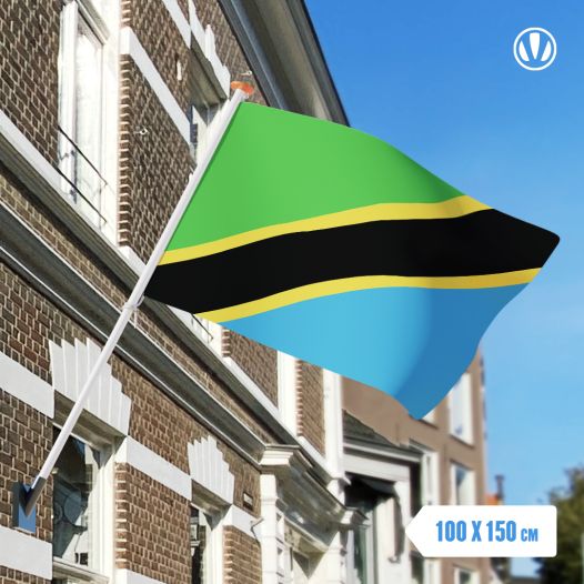 Vlag Tanzania 100x150