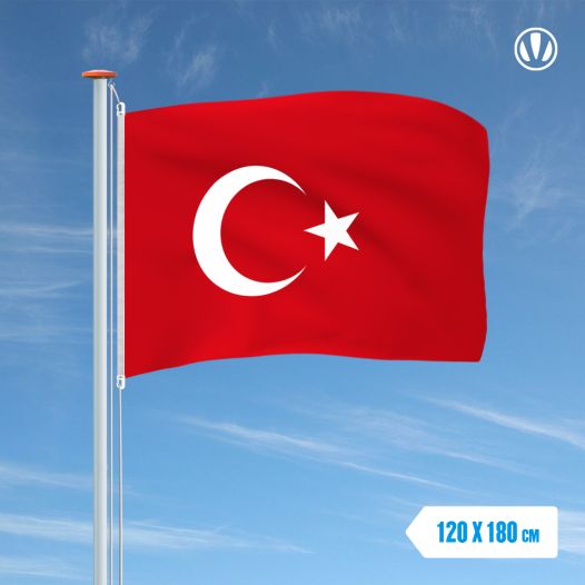 Vlag Turkije 100x150cm
