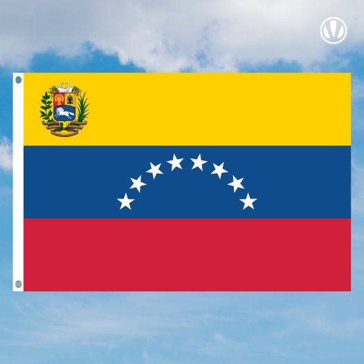 Vlag Venezuela met wapen 150x240cm Best Value