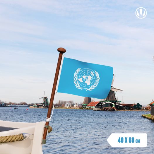 Vlag Verenigde Naties 40x60cm VN vlaggen