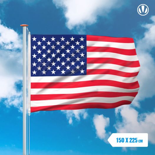Vlag Verenigde Staten Amerika 150x225cm - Spunpoly