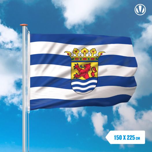 Zeeuwse vlag 150x225cm Spunpoly