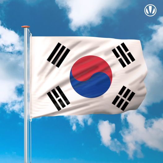 Mastvlag Zuid-Korea 150x225cm