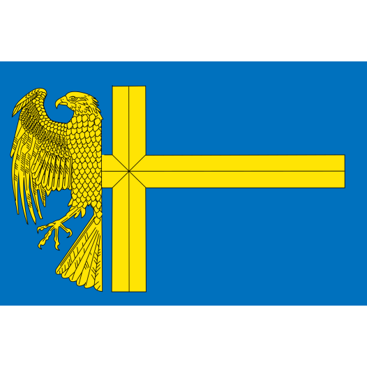 Vlag Bunschoten Spakenburg 20x30cm boot vlaggetje