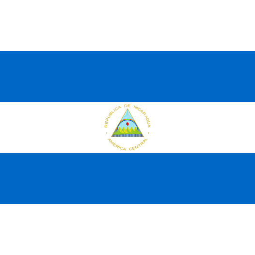 Bootvlag Nicaragua 30x45cm