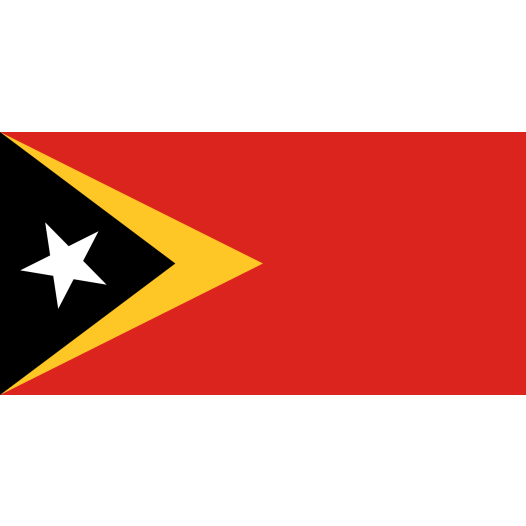 Grote Bootvlag Oost-Timor 50x75cm
