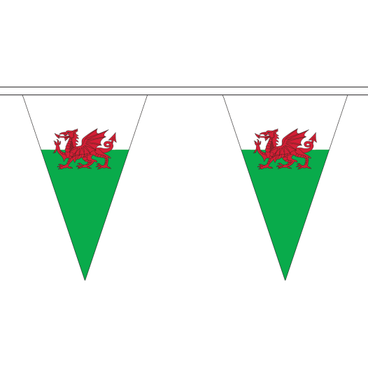 Vlaggenlijn Wales 10 meter