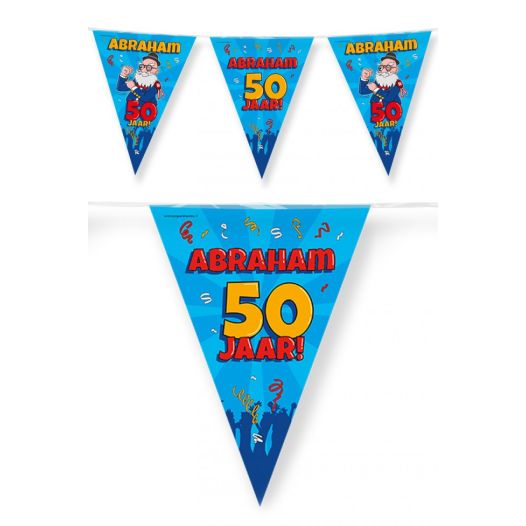 Vlaggenlijn Abraham 50 jaar