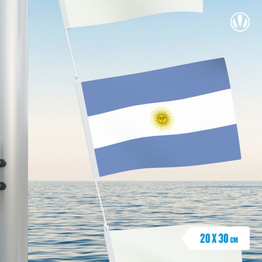 Vlag Argentinie 20x30cm