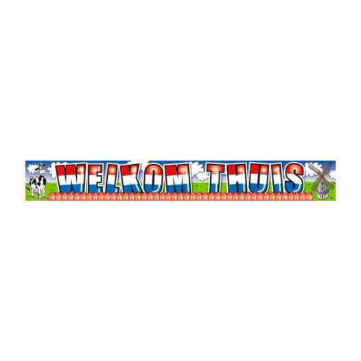Welkom Thuis banner 5x1m