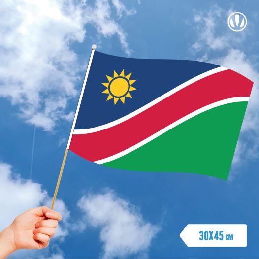 Zwaaivlag Namibie 30x45cm stof