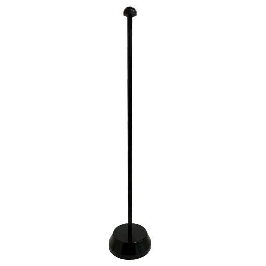 Zwarte Tafelstandaard voor 1 tafelvlag 10x15cm