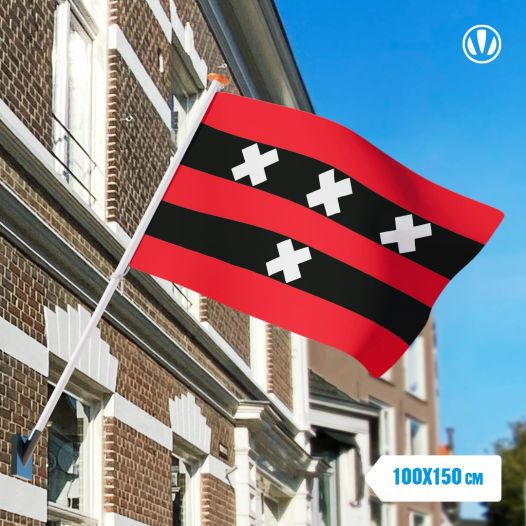 vlag Amstelveen 100x150cm gevelvlag