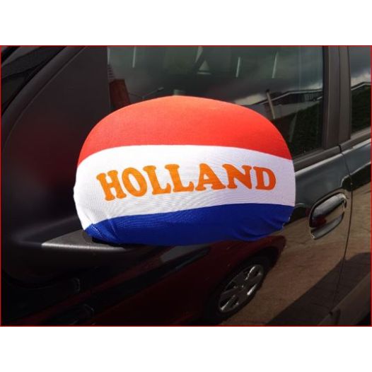 Autospiegel hoezen Holland R/W/B met Nederlandse vlag